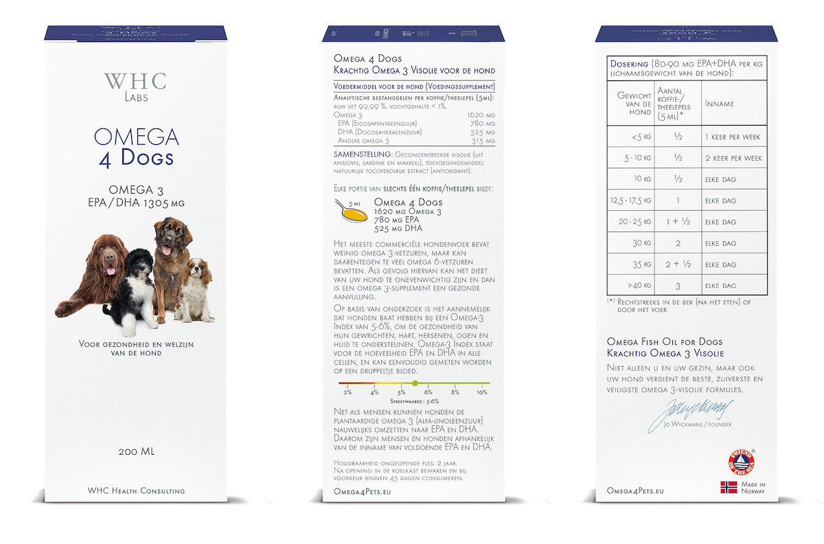 neem medicijnen Bijna vingerafdruk Omega-3 voor uw hond - WHC Labs